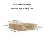 tufted kid bed