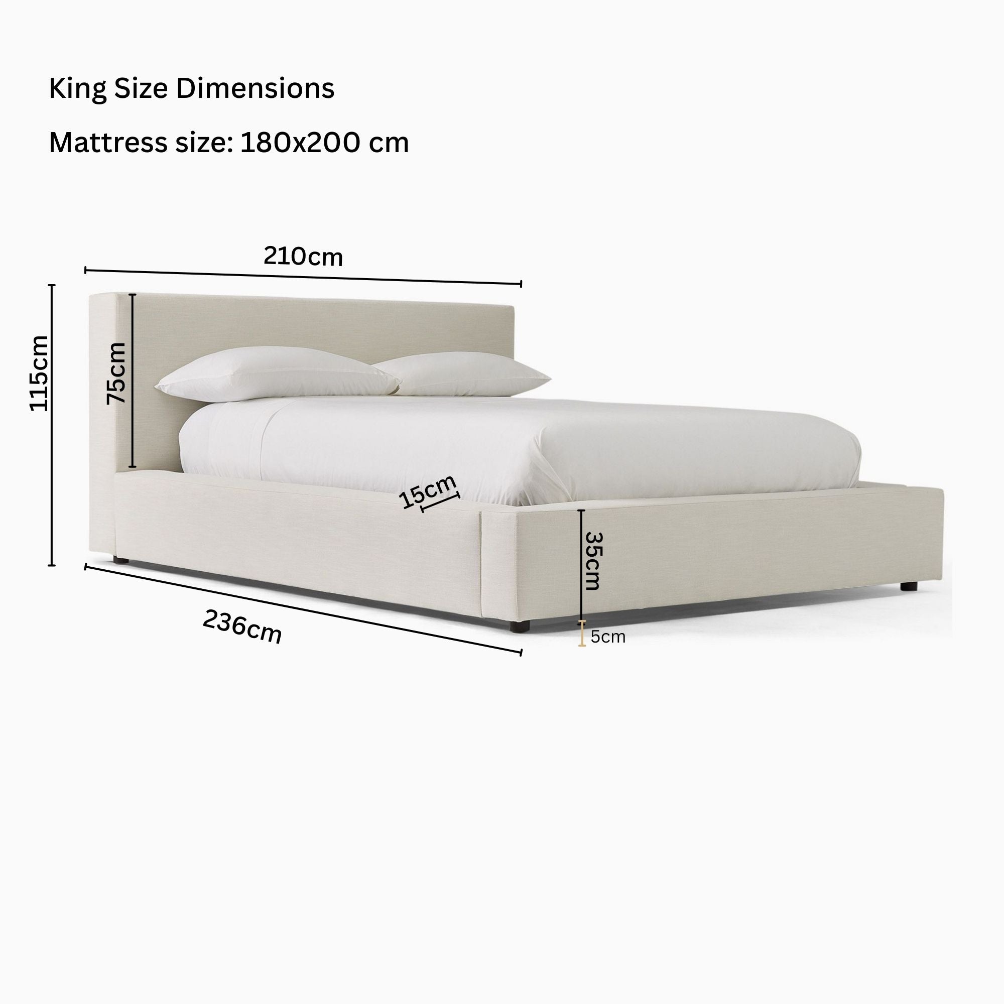 Harmony Platform Bed Frame.