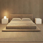 upholstered floor bed