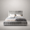 Monaco Channel Tufted Upholstered Bed.