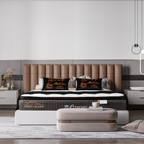 Julia Premium Mattress Pocket Spring, Gel Memory Foam Pillow-Top.
