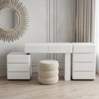 Nova Dressing Table with Stool.