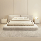 Off-white floor bed