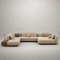 U-shaped sofa