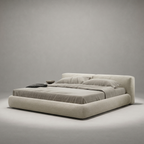 Amos Bouclé Contemporary Bed Frame.