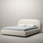 upholstered cloud bed