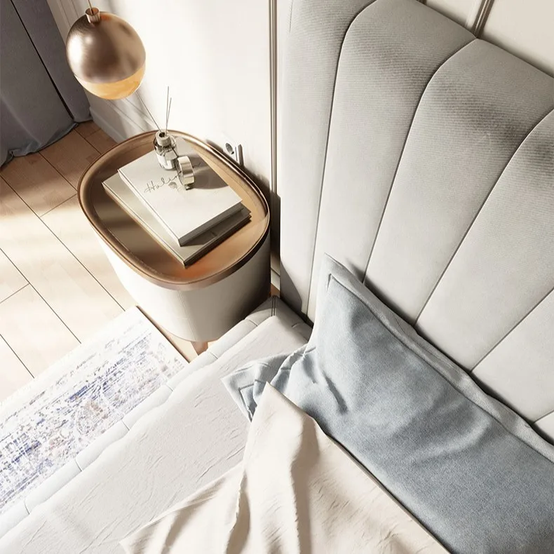 Monaco Channel Tufted Upholstered Bed.