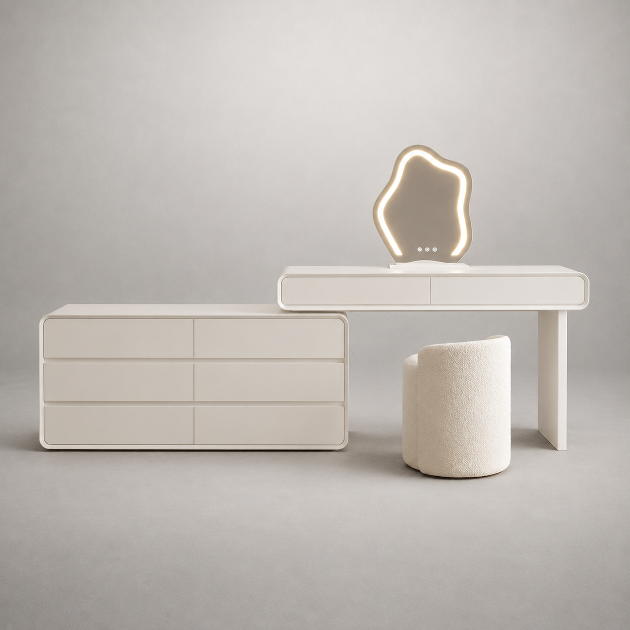 Elara Dressing Table Set.