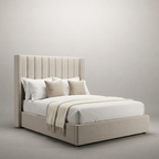 modern upholstered bed