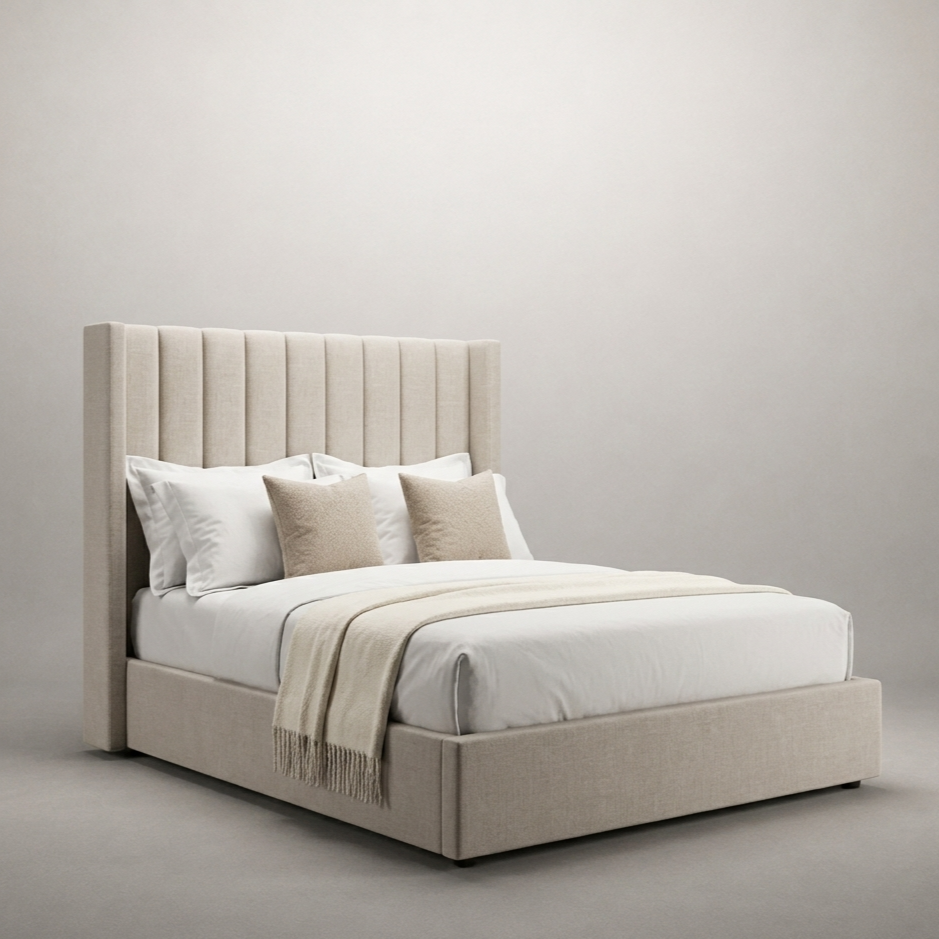 modern upholstered bed