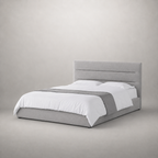 gray bed