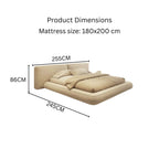 king size floor bed