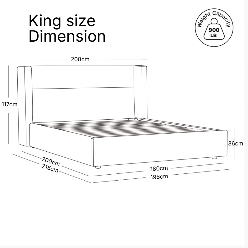 king size bed frame