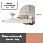Floating Wall Mounted Dressing Table.