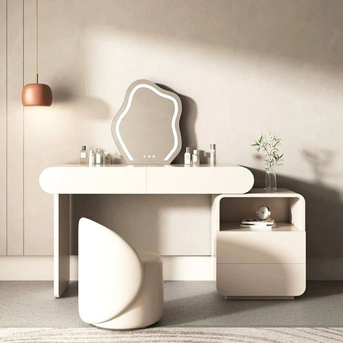 Avina Modern Dressing Table in Rounded Edges Design.