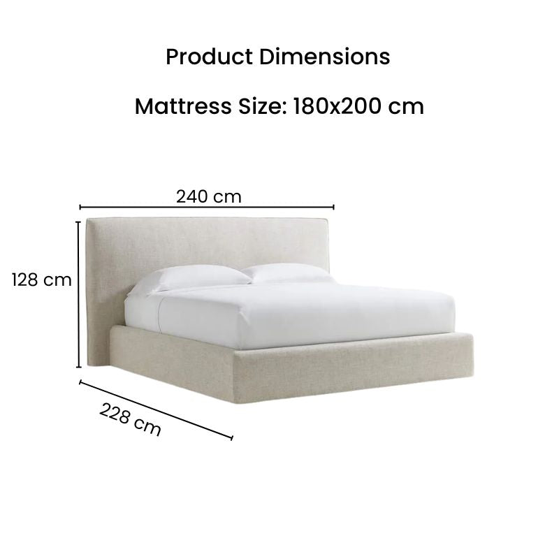 modern upholstered bed