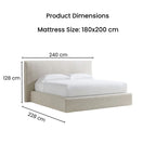 modern upholstered bed
