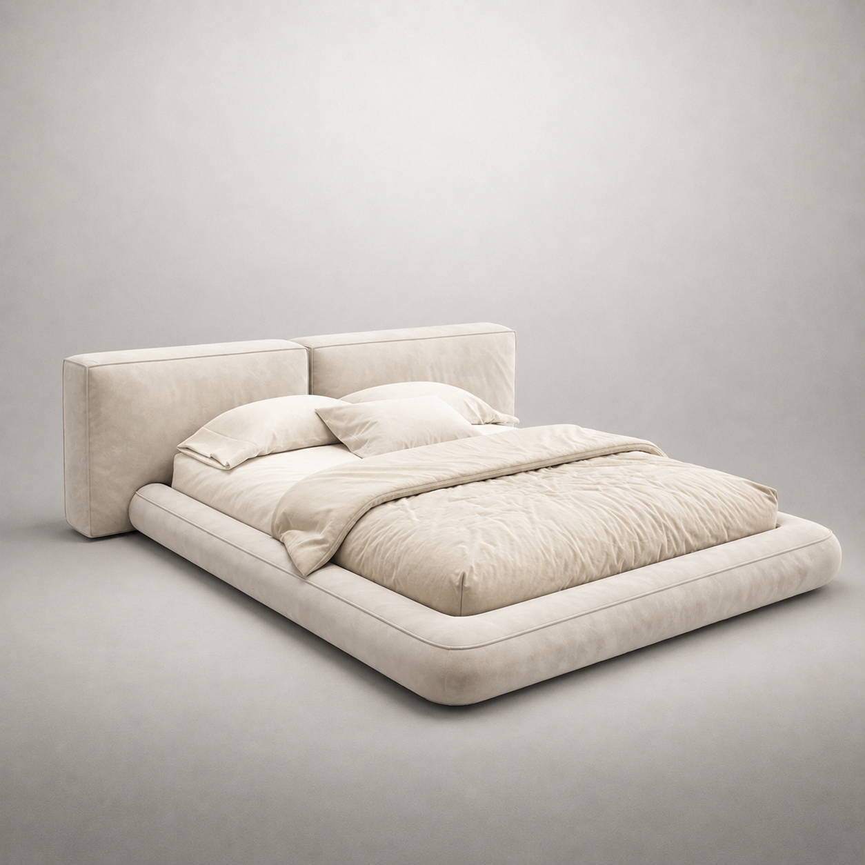 modern floor bed