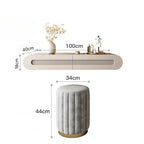 Sleek Wall Mounted Dressing Table Set.