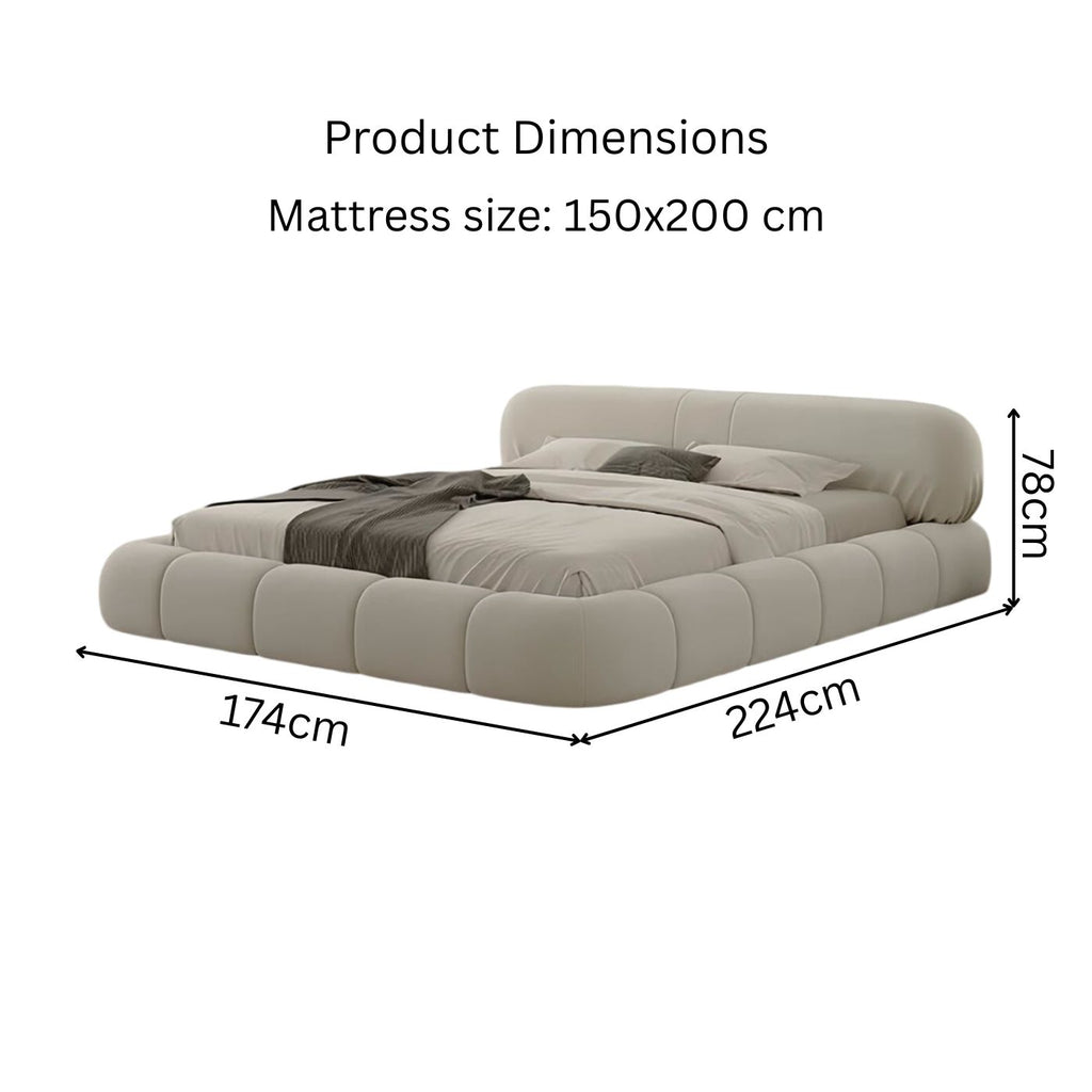 queen curvy bed