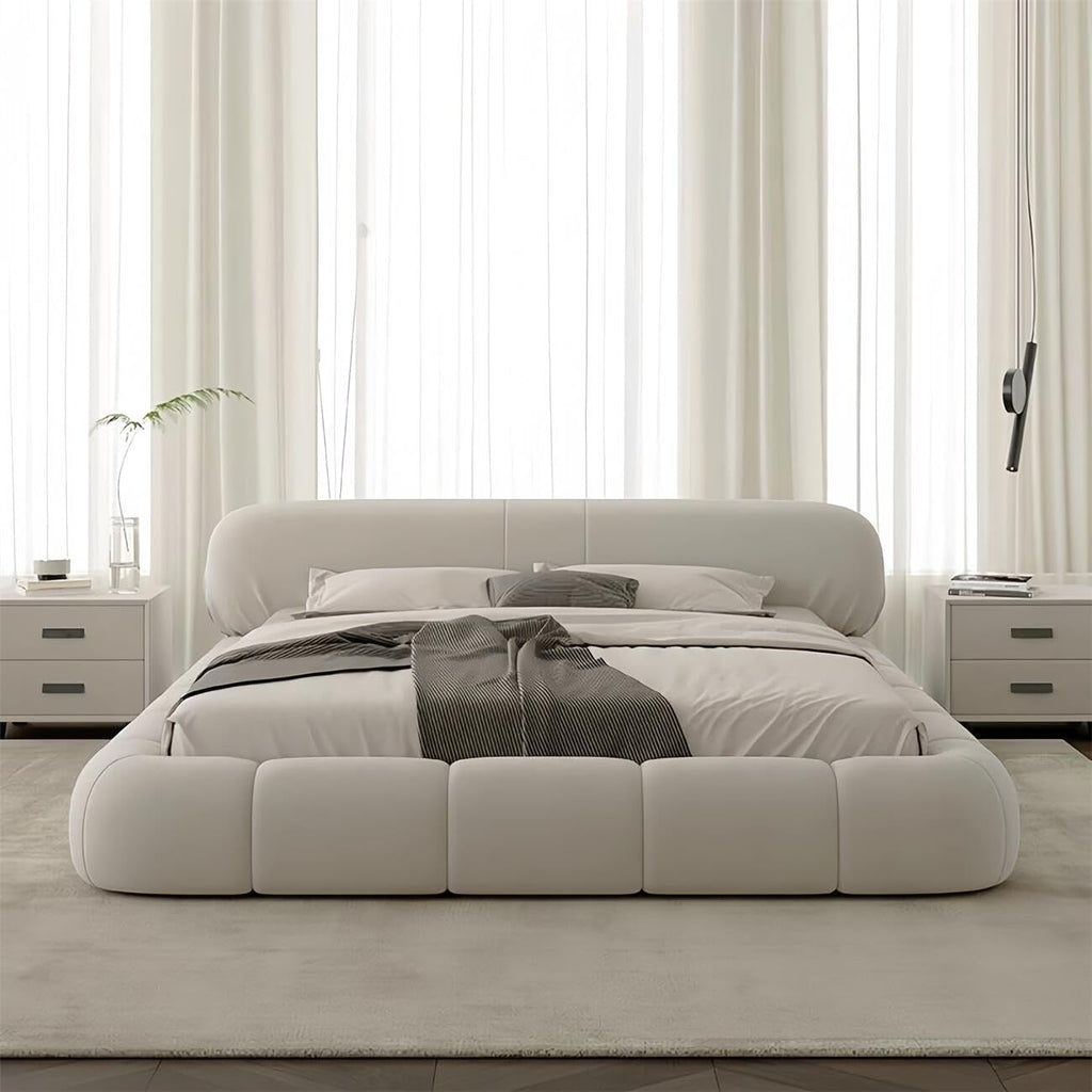 upholstered bed