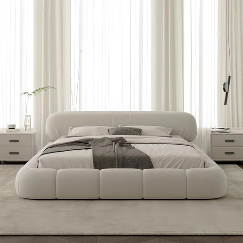 upholstered bed