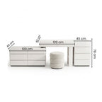 dressing table dimensions