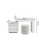 vanity table size