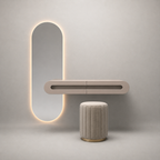 wall-mounted dressing table